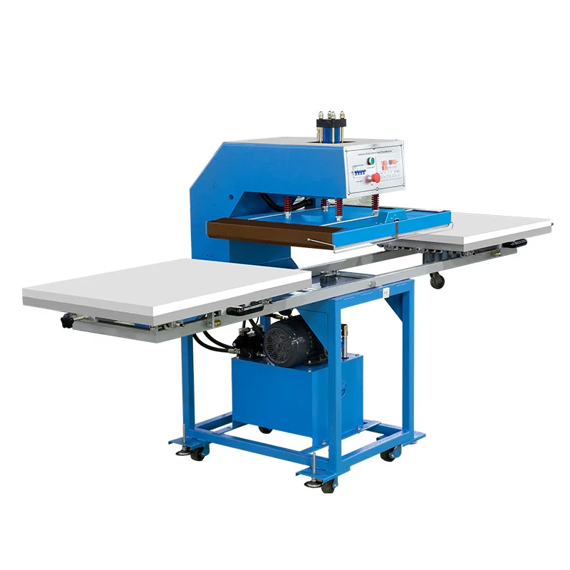 

Hydraulic heat transfer machine double station 60 * 80 performance clothing hot drilling printing hot sublimation hot printing