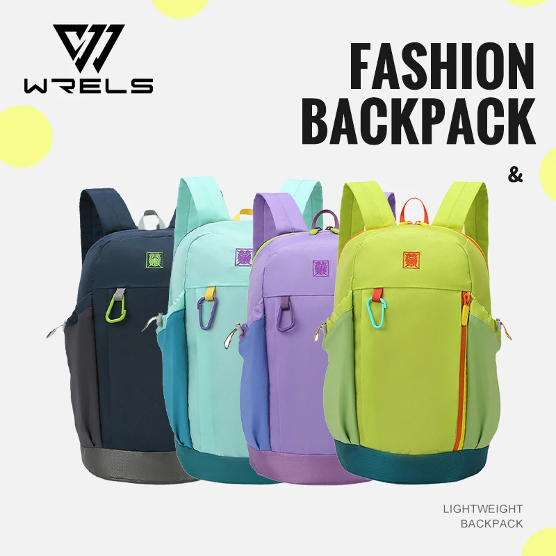 

Спортивный рюкзак WRELS, большая вместительная спортивная сумка, водонепроницаемый противоугонный дорожный рюкзак, легкий уличный рюкзак для кемпинга и велоспорта