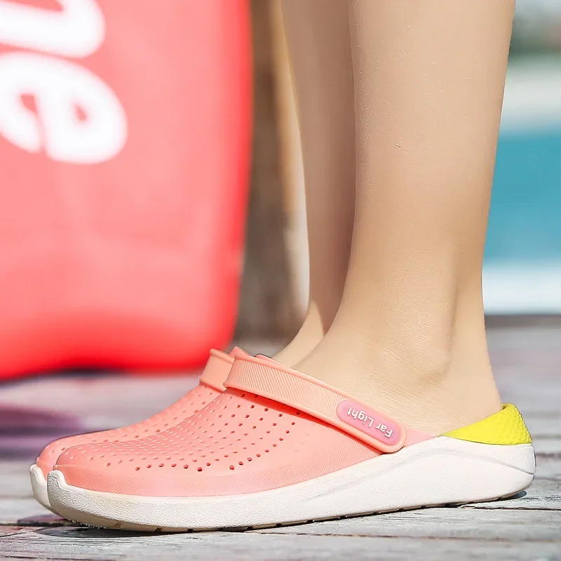 2021 Damskie chodaki codzienne Oddychające sandały plażowe Walentynkowe kapcie Letnie klapki damskie Buty domowe dla Unisex