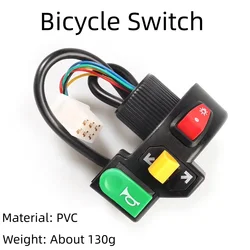 Switch Bicycle Switch For Cycling Horn Turn Signal PVC Scooter Ebike Switch Button 1 X Bicycle Switch Bike Parts