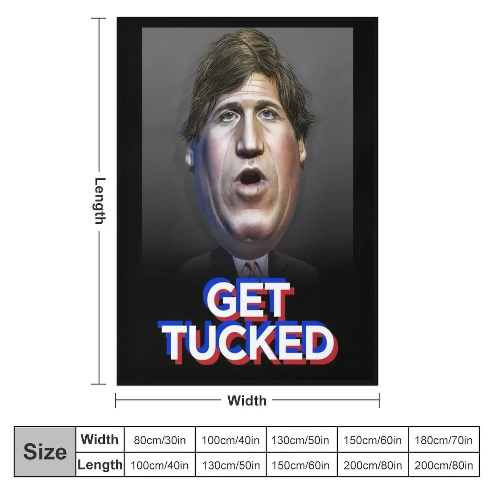 Fox Tucker Carlson Get Tucked Throw Blanket Decorative Beds blankets ands Decorative Throw Quilt Blankets