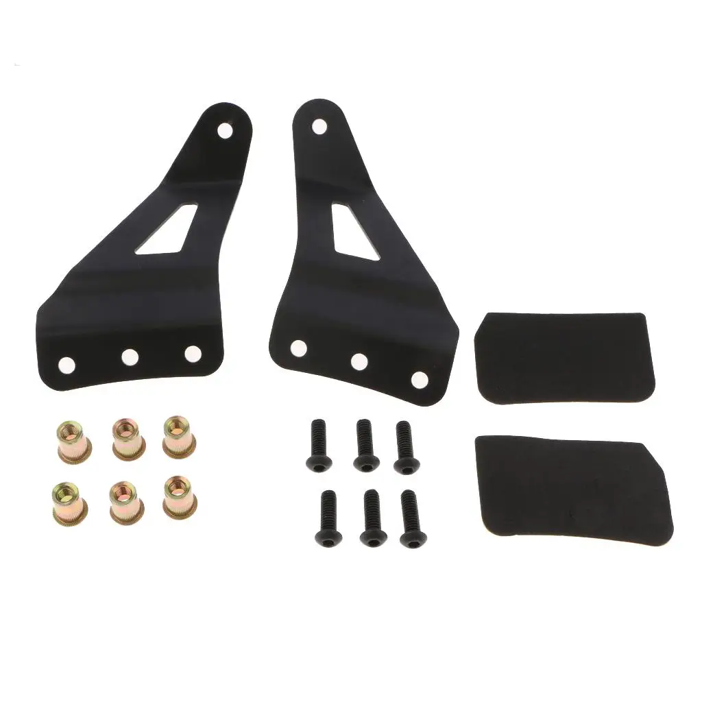 Curved LED Light Bar Refitting Bracket Durable Metal for Chevrolet Tahoe 2007 to 2013 Upper Windshield