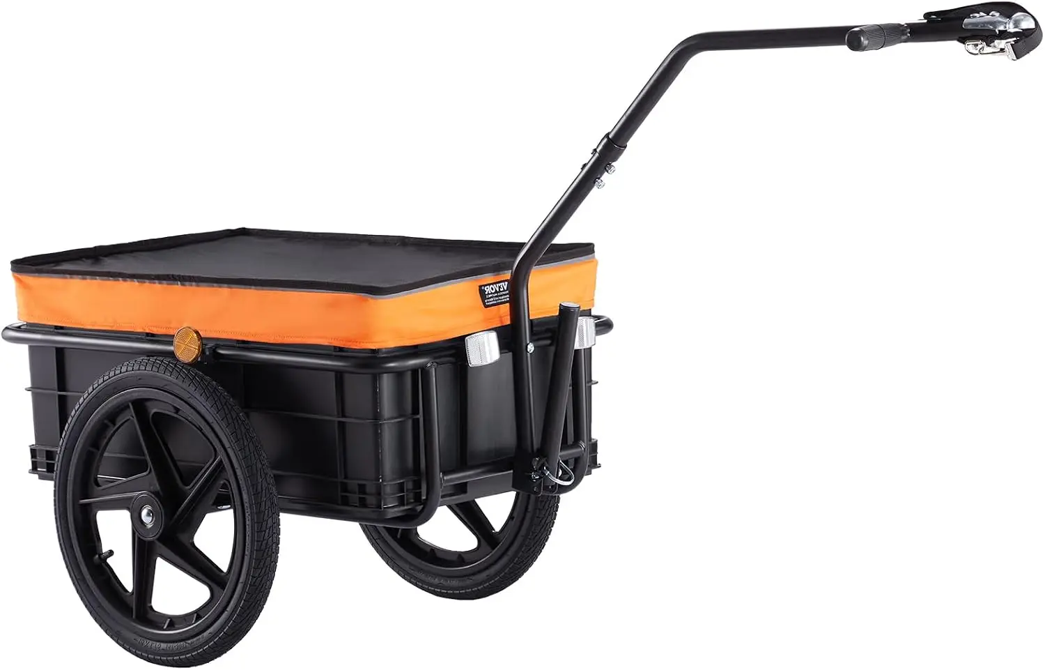 Bike Cargo Trailer, 88/100/160 lbs Load Capacity, Heavy-Duty Bicycle Wagon Cart, Foldable Compact Storage with Universal Hitch