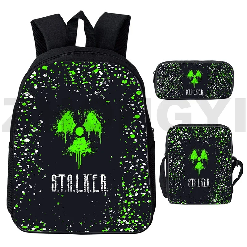 3D Print S.T.A.L.K.E.R. 2 Heart of Game Backpack Men School Bags for Teenager Girls Boys Stalker 2 Shadow Anime Rucksack Bookbag