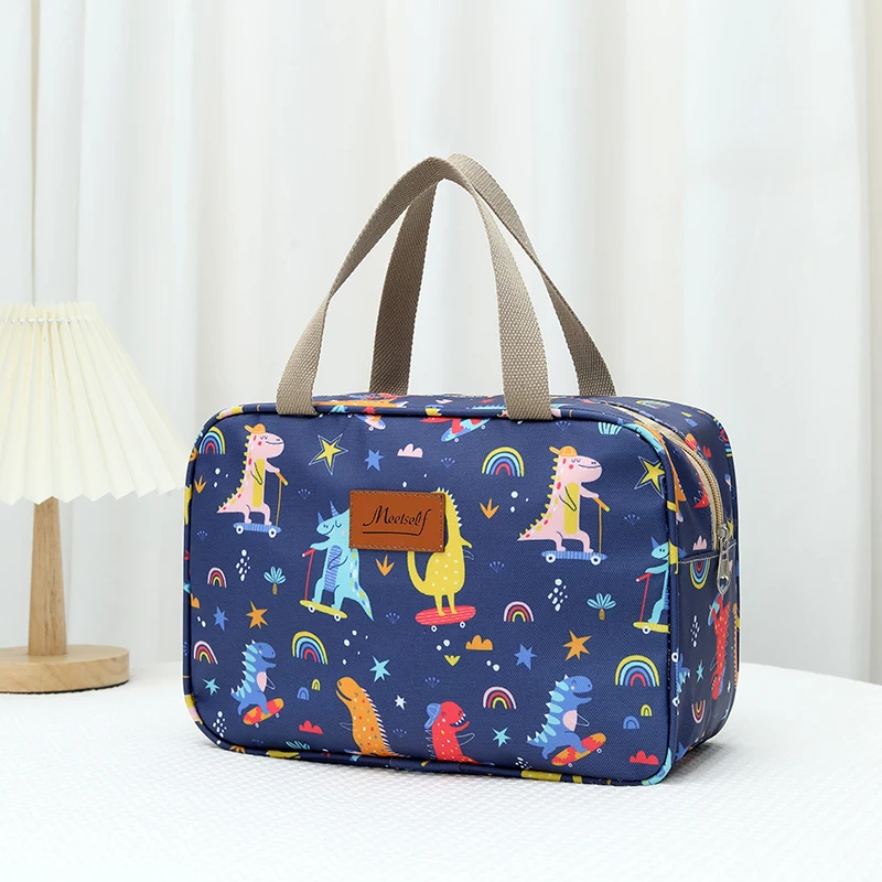Neue Reisegepäcktasche mit großem Fassungsvermögen und wasserdichter Handtasche mit Cartoon-Aufdruck, Outdoor-Zubehör, Aufbewahrungstasche, Lunchtasche – Detail 18