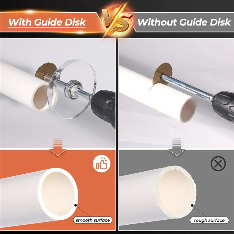 B28C-1/4In أنبوب PVC عرافة عرقوب داخل القاطع، أداة قطع PVC مع مقياس عمق قابل للتعديل لقطع الأنابيب البلاستيكية والأنابيب #4