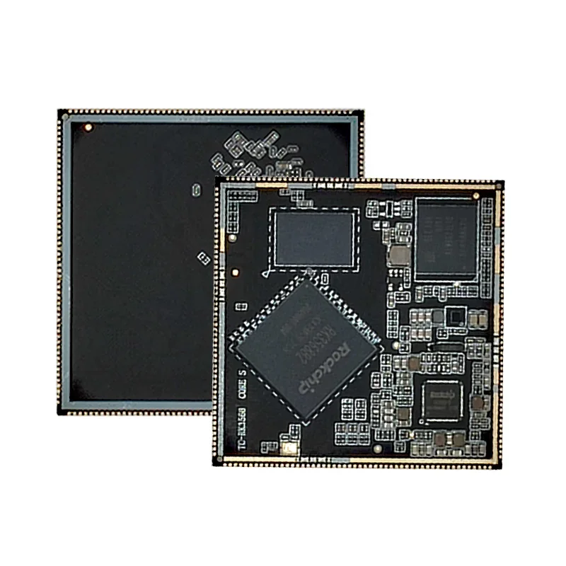 Décodage vidéo Rockchip 3568 SOM Tech, prend en charge le système Android ou Linux, utilisé pour l'audio HMI, 4K, 60fps, H.disparates, H.264, VP9