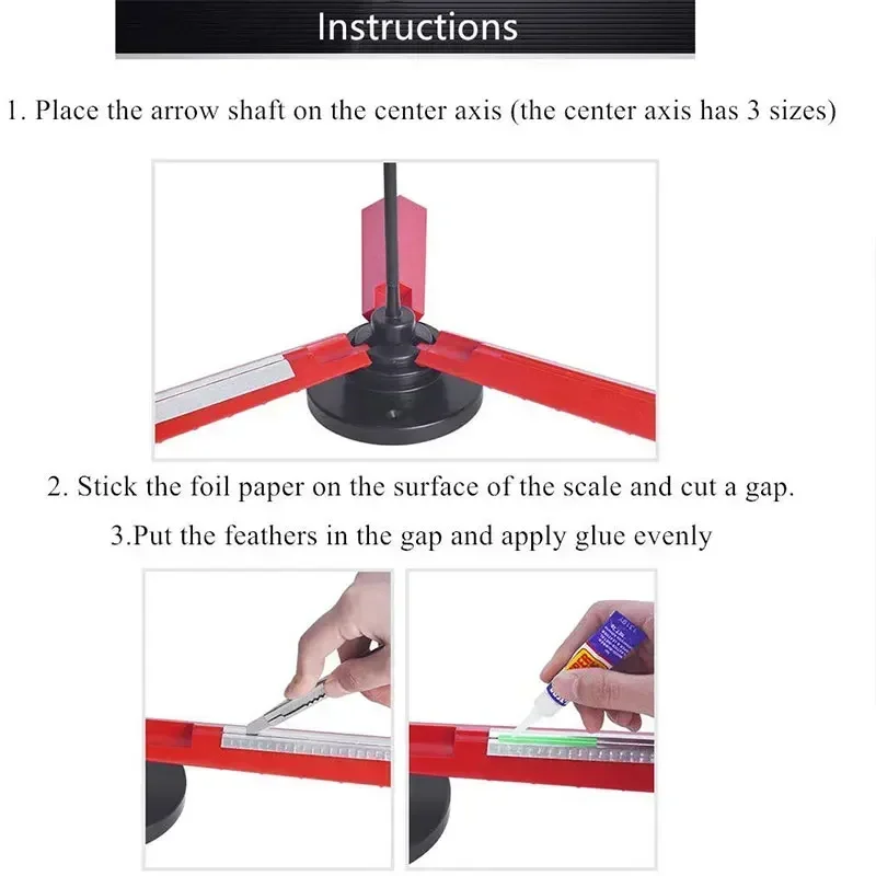 1pc tiro com arco pena adesivo ferramenta cilíndrica seta penas colagem tiro com arco para tiro ao ar livre caça treinamento acessórios