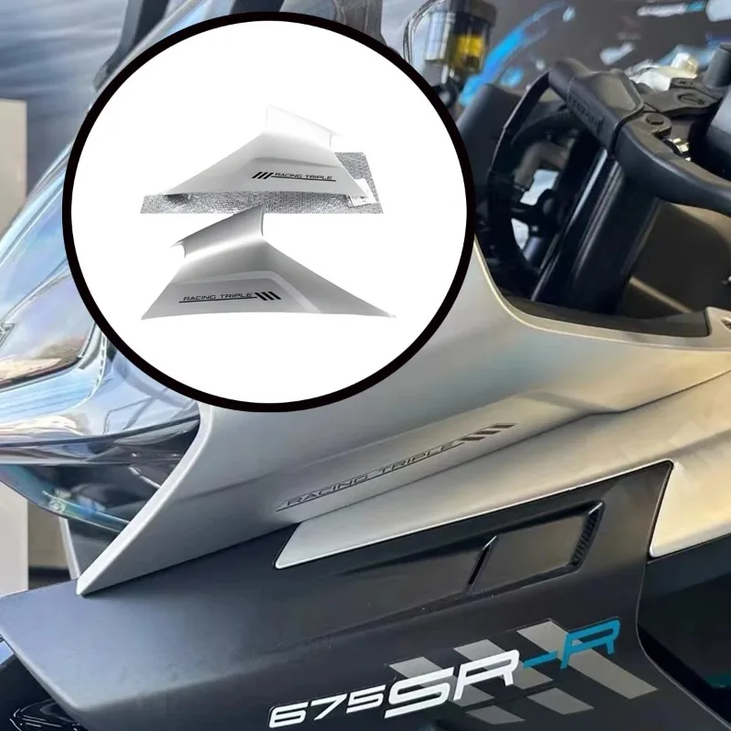 

Защитная накладка на переднюю фару для мотоциклов CFMOTO 675SS, 675SR-R, CF650-10, пластиковая защитная пластина, направляющая крышка 675SR