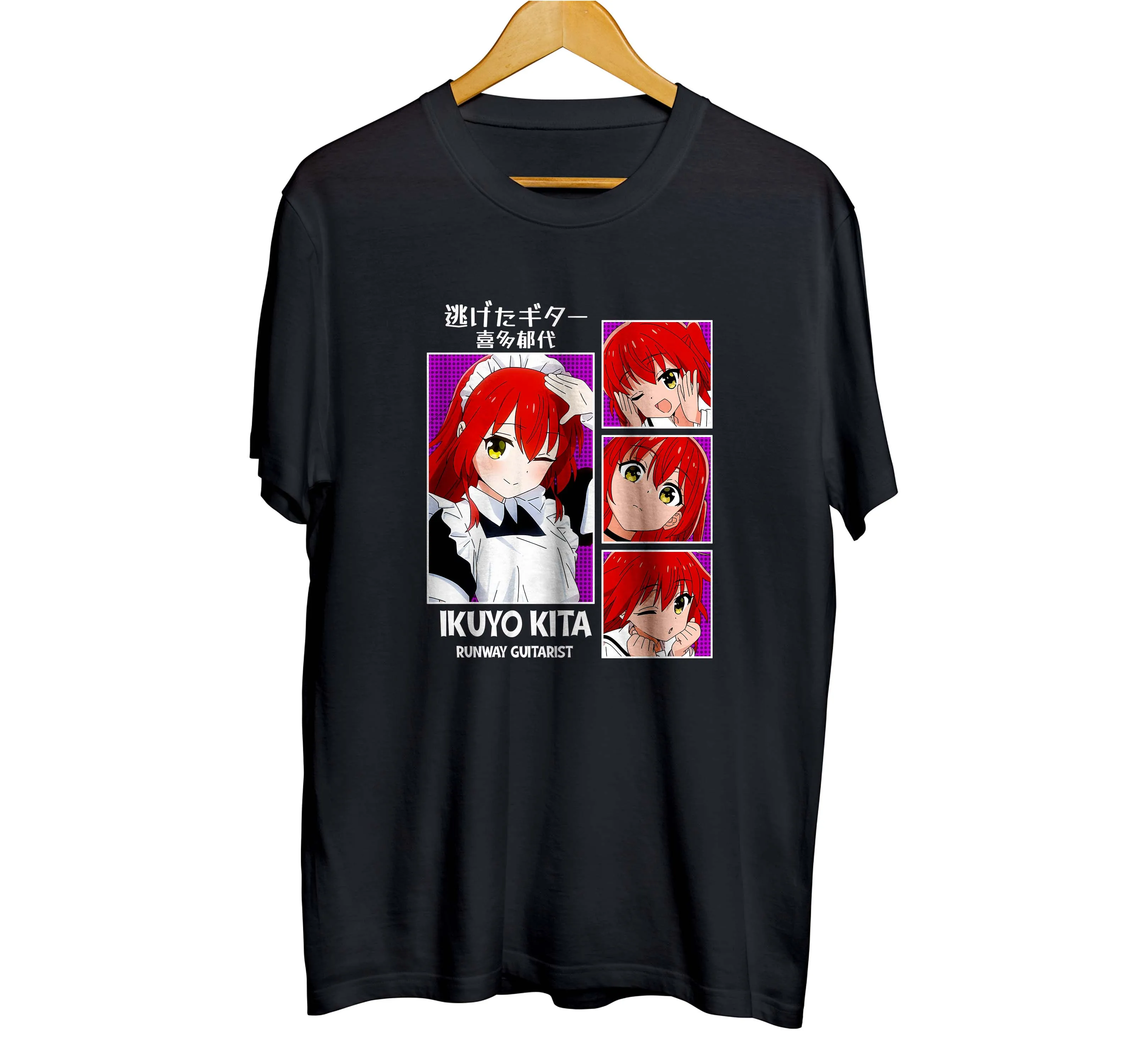 T-shirt distroanime IKUYO KITA - BOCCHI THE ROCK ! 100% combed 30s