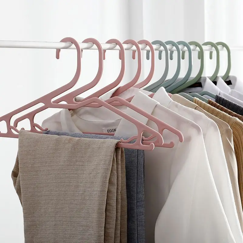 simple-adult-nordic-sle-plastic-non-slip-clothesline-hanger-wardrobe-storage-multi-functional-clothes-hanger-with-anti-slip