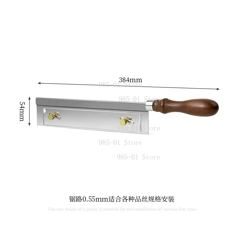 

Fret Saw for Acoustic Electric Guitar Fret Line Repair Tool with Positioning Ruler