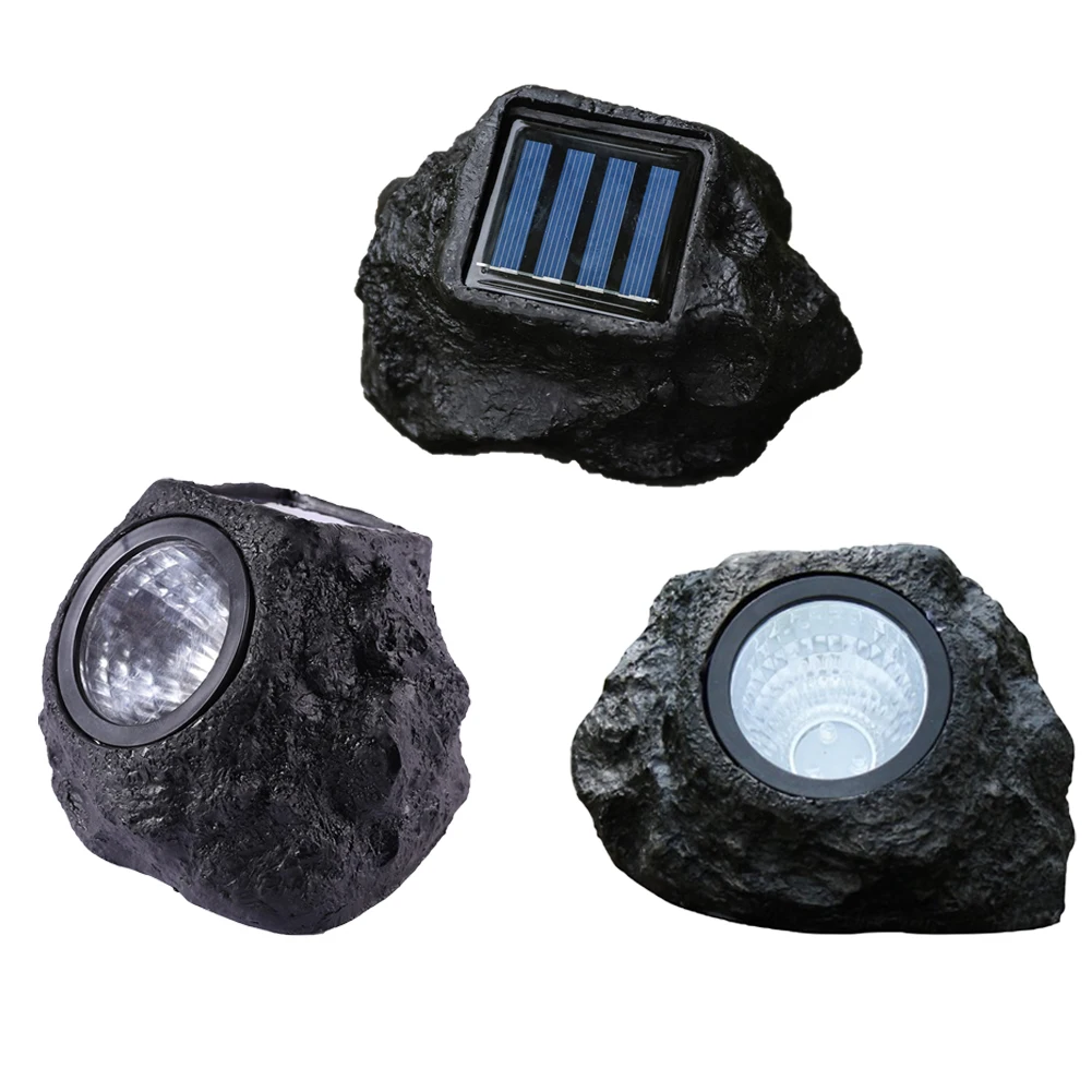 

LED Solar Lights Stone Solar Spotlights Solar Garden Lights Landscape Decoration Outdoor Simulation Stone Lawn Lamps