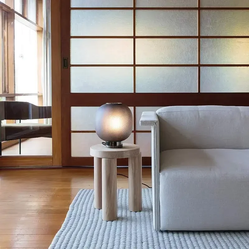 New Black Glass Table Lamp Nordic Design Lamps Home Decor Hanging Light for Living Room Bedroom Beside Lamp Led Luxury Luminaire