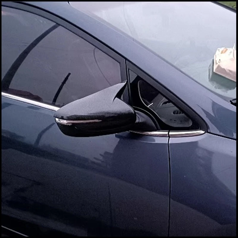 

Car Styling For Kia Cerato Forte 2014-2017 Rearview Mirror Cover Caps With Horn Decorative Frame Auto Parts Accessories