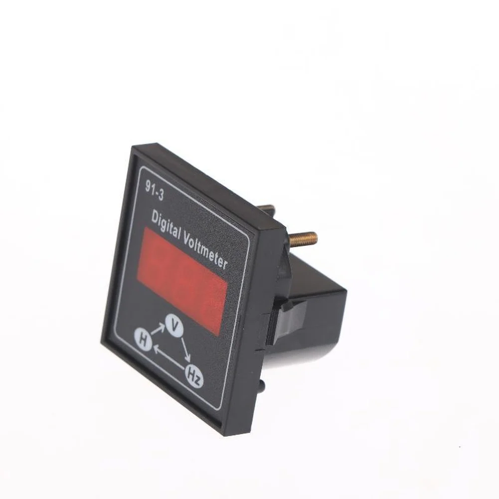 91-3 Smart Digital Voltmeter for 220V Single Phase Diesel and For Fuel Generators Voltage Frequency Phase Readings