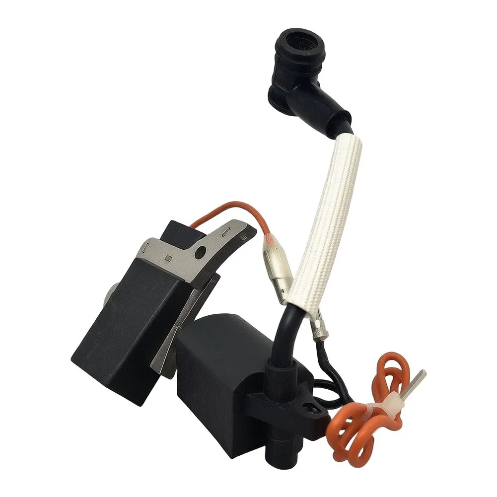 High Performance Ignition Coil GYB-012 A411000460 For Chainsaw High Voltage Pack Metal Black Replacement Part