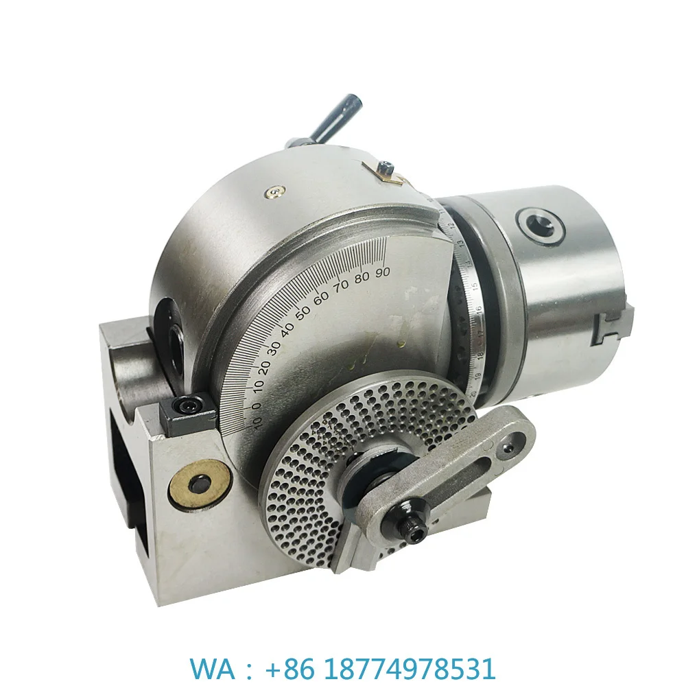 CNC Engraving Drilling and Milling Machine Use Universal Dividing Head 5 Inch 3 Jaw Chuck High Precision for