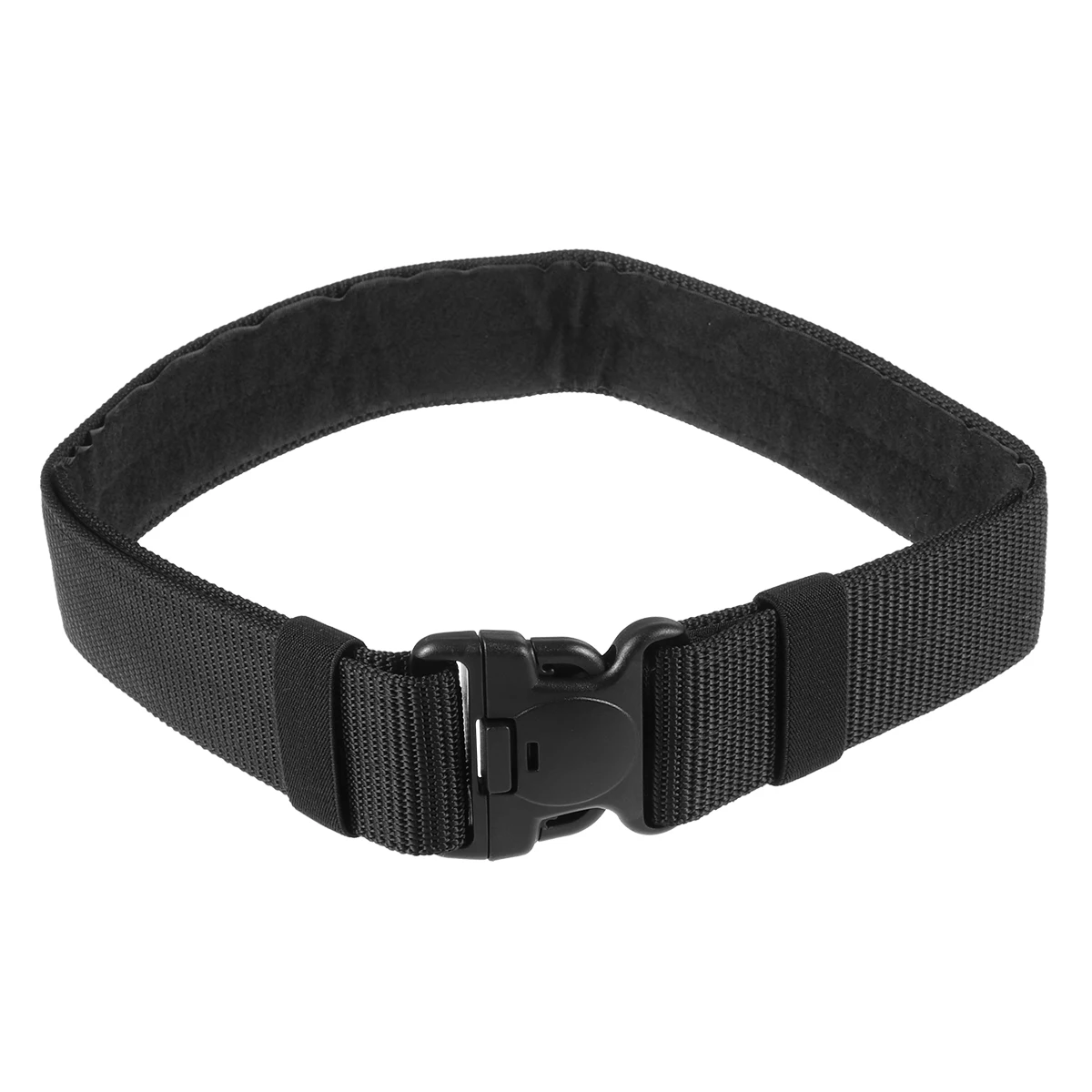 

Multifunctional Tactical Belt Durable Soft Cloth Quick Release Plastic Buckle Outdoor Riding Hunting War Game Running Sports