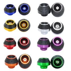 Aluminum Wheel Crash Protector Motorcycle Front Fork Frame Sliders Scooters Wheel Crash Pad Motorbike Falling Protection
