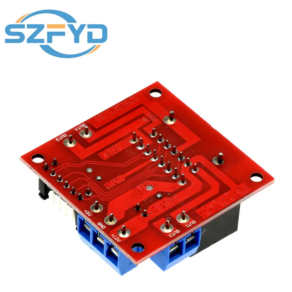 L298N DC Motor Driver Module L298N Stepper Motor Smart Car Robot Breadboard Peltier High Power L298 DC Motor Driver for Arduino
