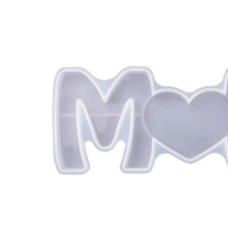 2Pcs DIY Crystal Epoxy Mold Mother's Day Letters 