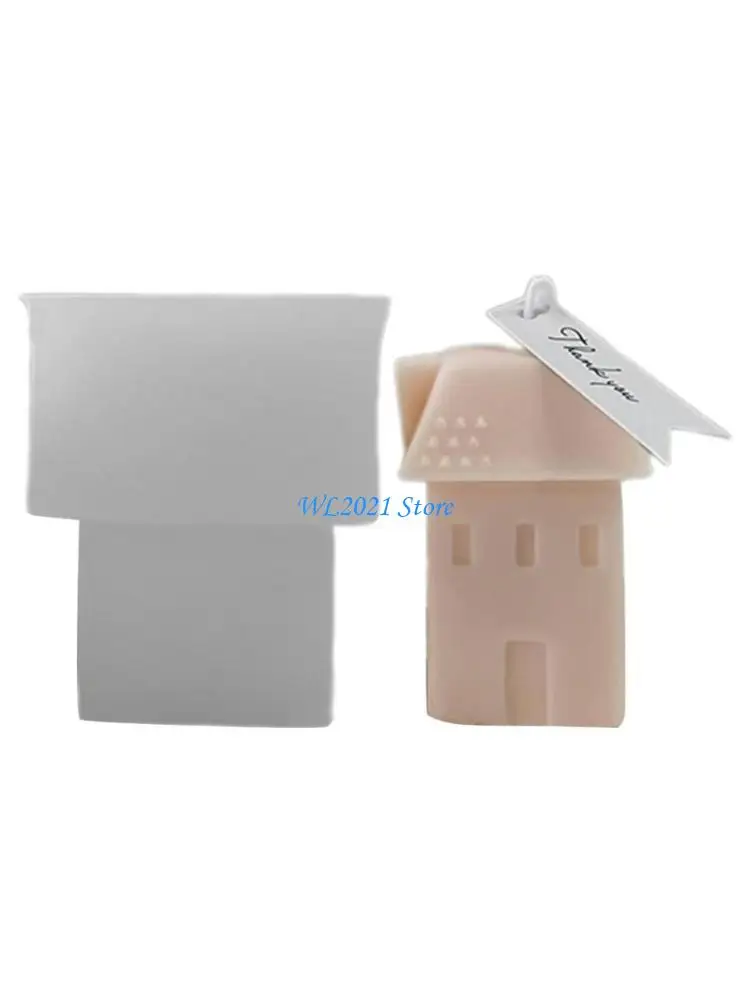 

G5GC Flexible Silicone Mold Molds Easy to Use Beautiful House Moulds Suitable for Making