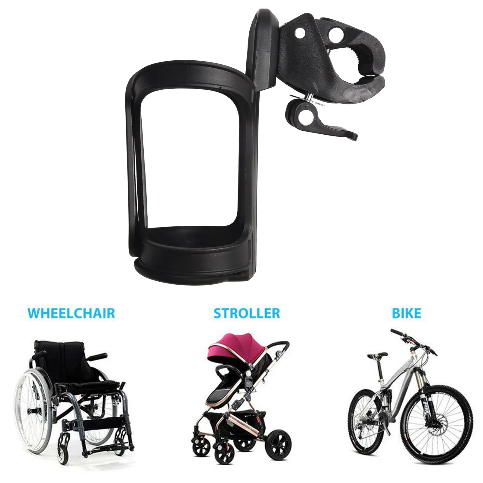 

Robust PVC Drink Holder Rack Compatible with All Types of Child Transport Equipment Ideal Beverage Storage Solution
