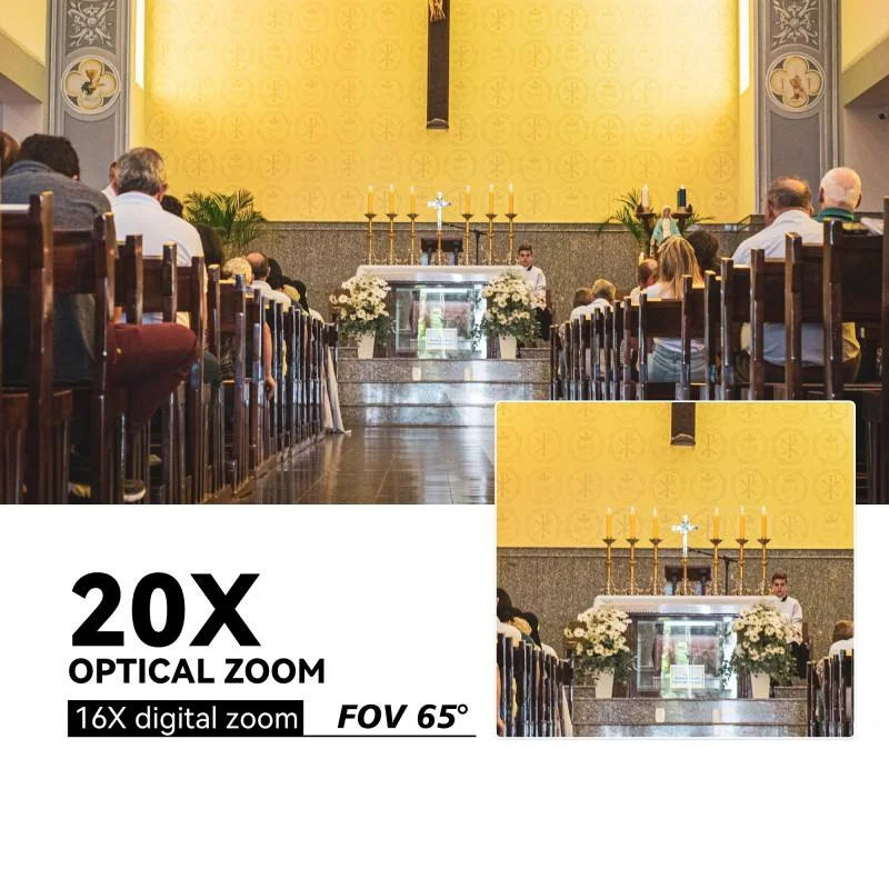 TONGVEO 20X/30X PTZ Video Camera with AI Auto-Tracking Conference Camera Several Platforms Compatible for Live Streaming