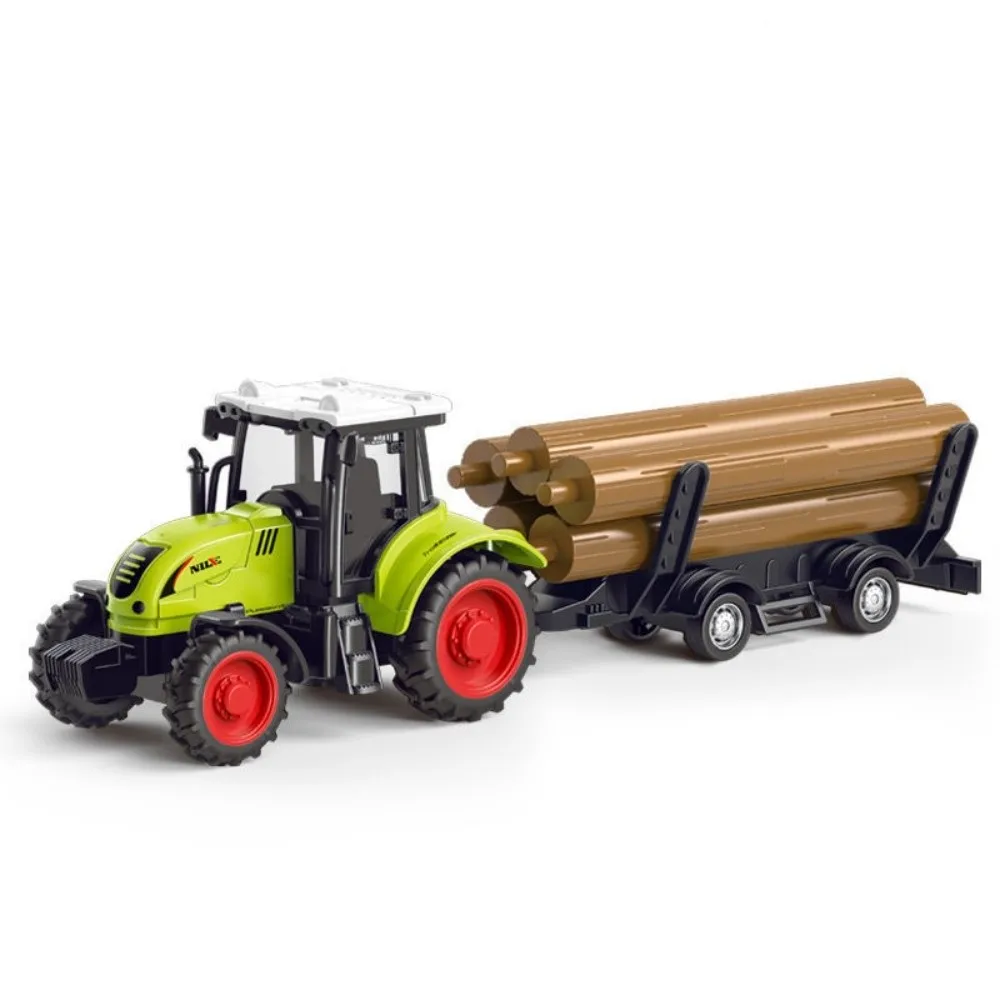 New Simulation Inertia Car Plastic Transport Pulverizer Model Farm Tractor Truck Tractor Children Toy