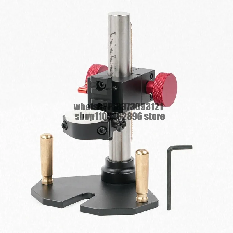 Professional Anti-Shake Carving Bracket, 25mm Handle Compatible Drill Stand, Precision Scale Engraving Tool for Jewelry Making