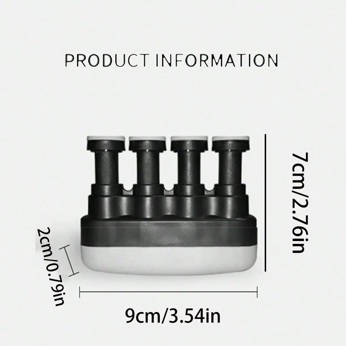 1-Piece Set, Guitar Piano Four Finger Trainer, Finger Enhancer, Finger Strength Trainer - Increases Finger Strength