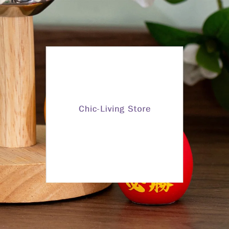 Japanese Ceramic Daruma Doll Crafts Inspired Wealth Prosperity Decor Lucky Charm Fortune Ornament Landscape Home Desk Decor