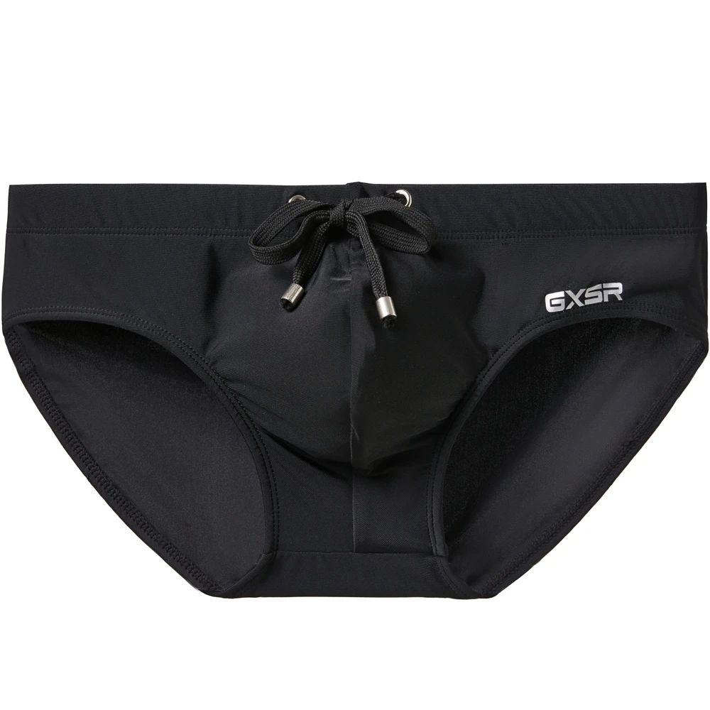 Einfarbige neue Herren-Badehose mit niedrigem Bund, schnelltrocknend, für Jugendliche, Sport, Herren-Slip AD3-M306-GR4-M396 – Detail 21