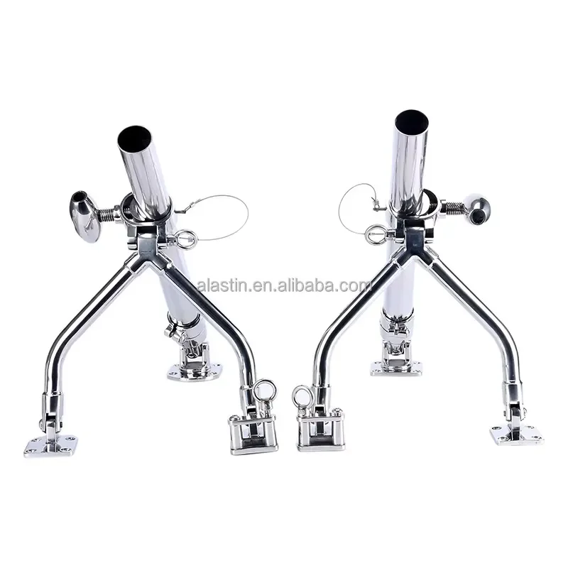 316/304 Stainless Steel Outboard Bracket Marine Adjustable Fishing Rod Holder Sea Fishing Bracket