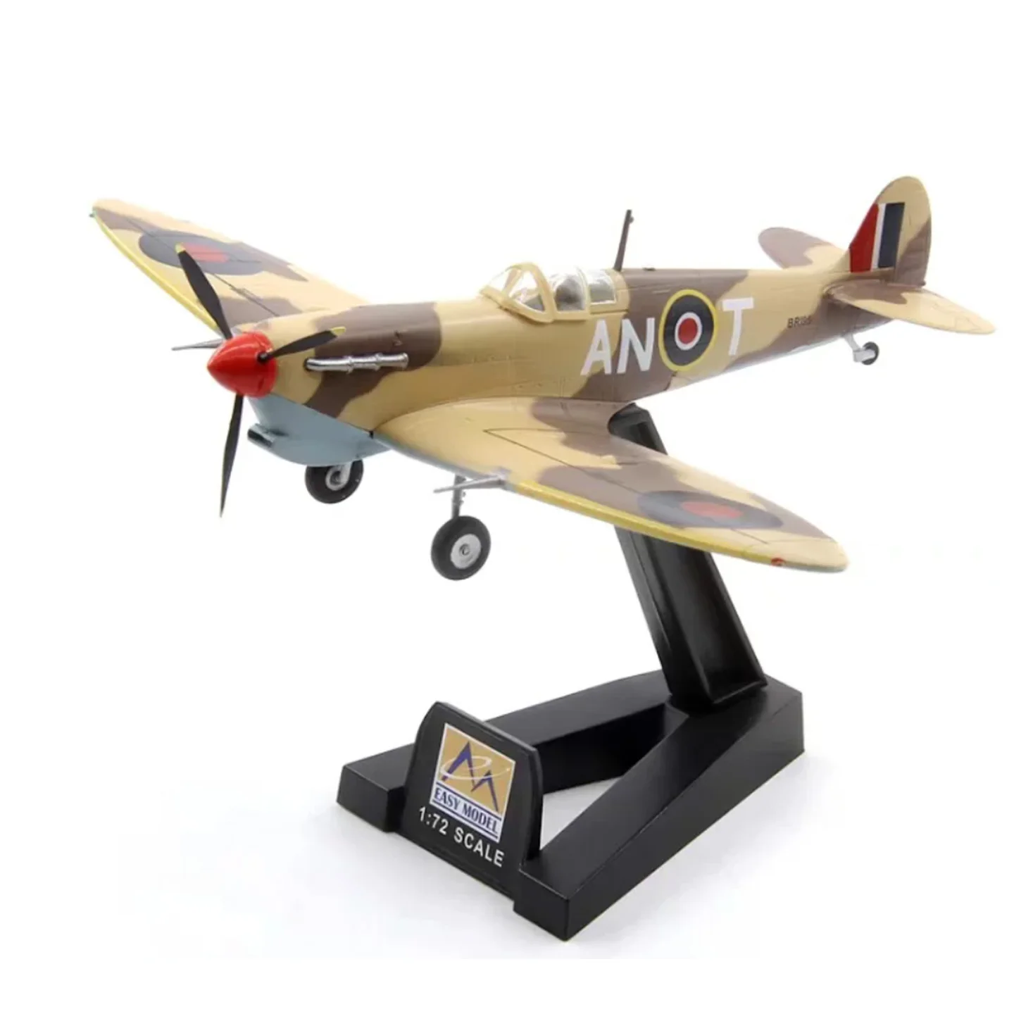Stock 37216 1:72 WW2 British Spitfire MK.VC Fighter 417th Squadron Static Finished Model (out of print)