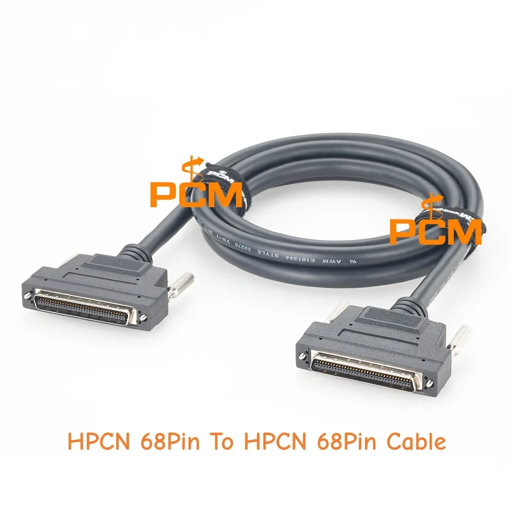 HPCN68 68Pin To HPCN68 68Pin Cable High Density SCSI Signal Cable Shielded Data Wire For Industrial Automation Equipment