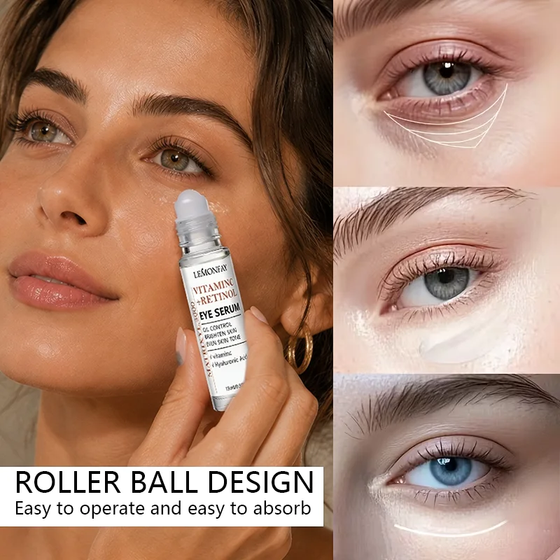 Vitamin C Retinol Eye Essence Matrixyl 3000 Hydrating Brightening Serum Even Skin Tone Anti‑Wrinkle Under‑Eye Care