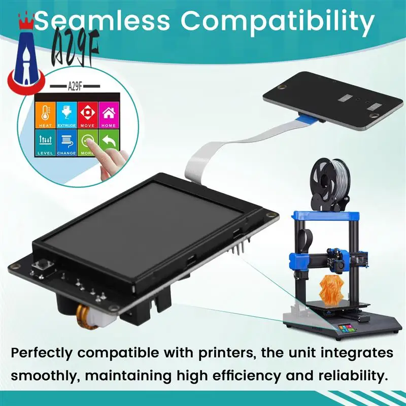 

A29F-для артиллерийского 3D-принтера, ЖК-экран и TFT-плата, простая установка, высокочувствительное сенсорное управление