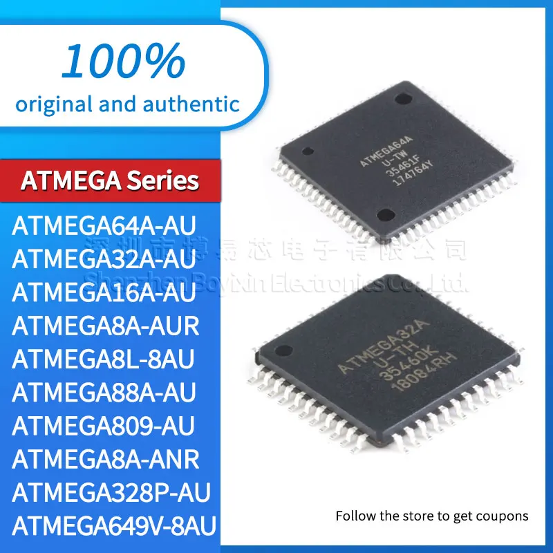 Atmega8A 16A 64A 32… - image