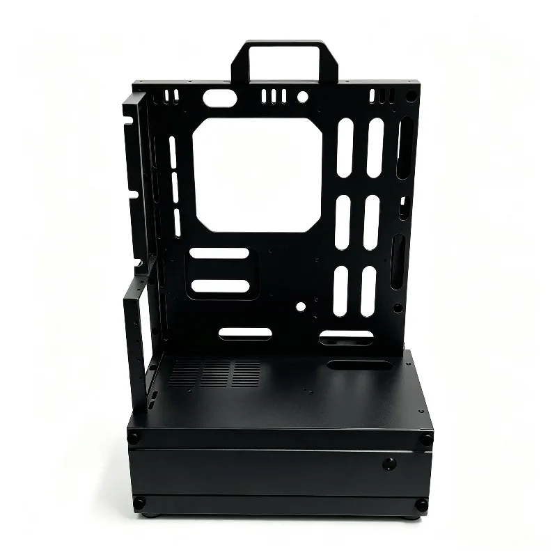 Computer chassis rack desktop graphics card vertical plug DIY small chassis