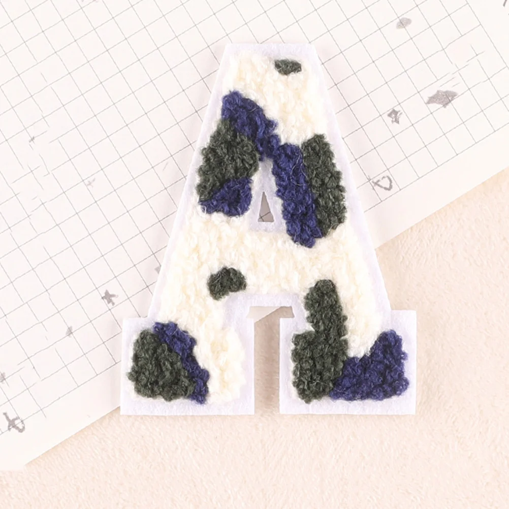 

26pcs Letter Patches Embroidered Alphabet Fabric Stickers DIY Clothes Repairing Decorative Appliques for Bags Hats Shoes Socks