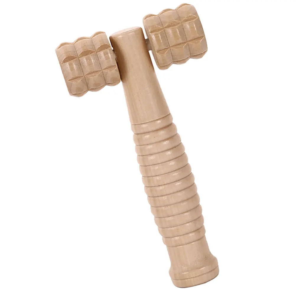 

Natural Wood Roller Massager For Body Muscle Relief Lightweight Hand Facial Leg Thigh Back Massage Tool Stick Facial Roller Face