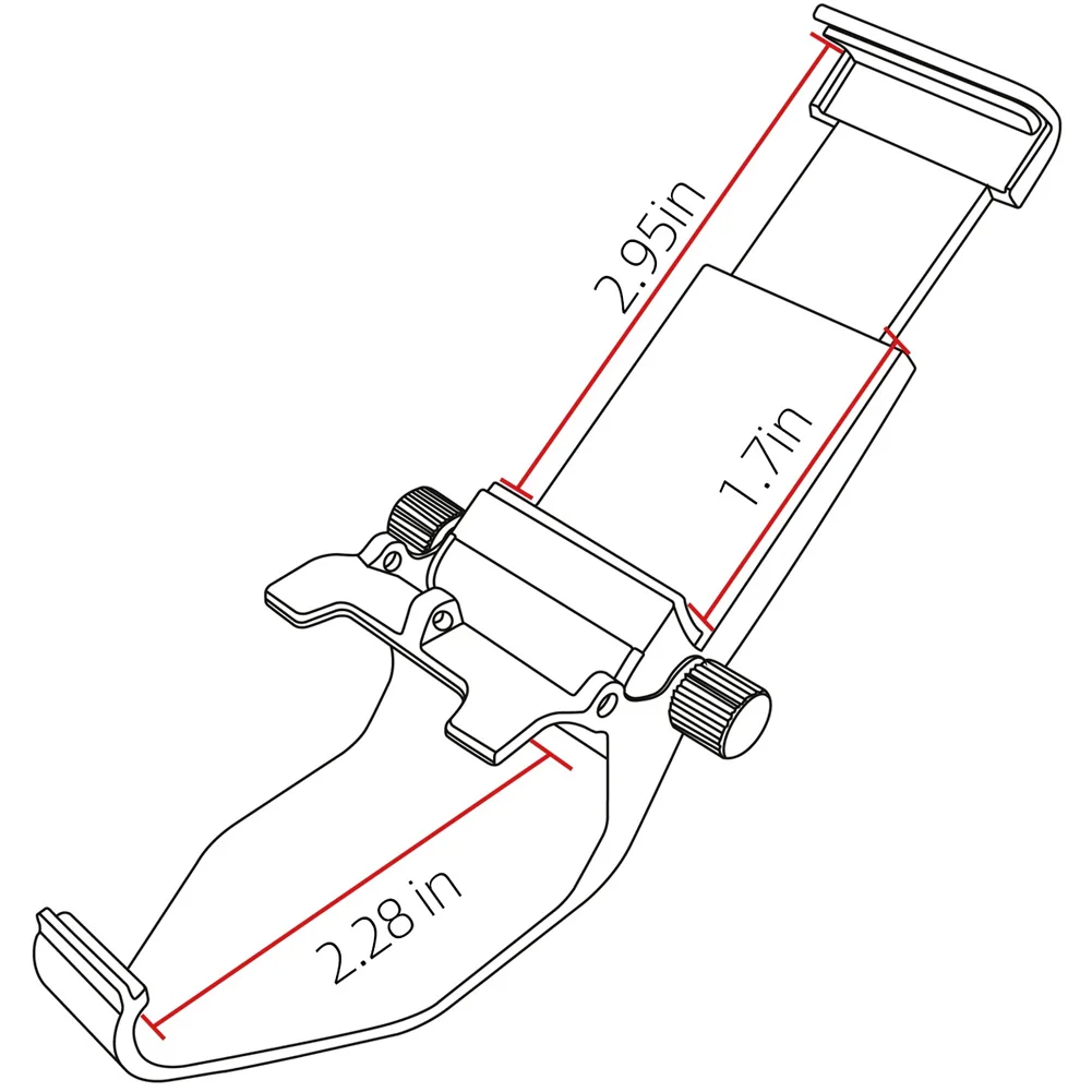 Radiolink RC FPV Monitor ผู้ถือจอแสดงผลยึดพลาสติกน้ําหนักเบาสําหรับ Radiolink T8S Transmitter Controller