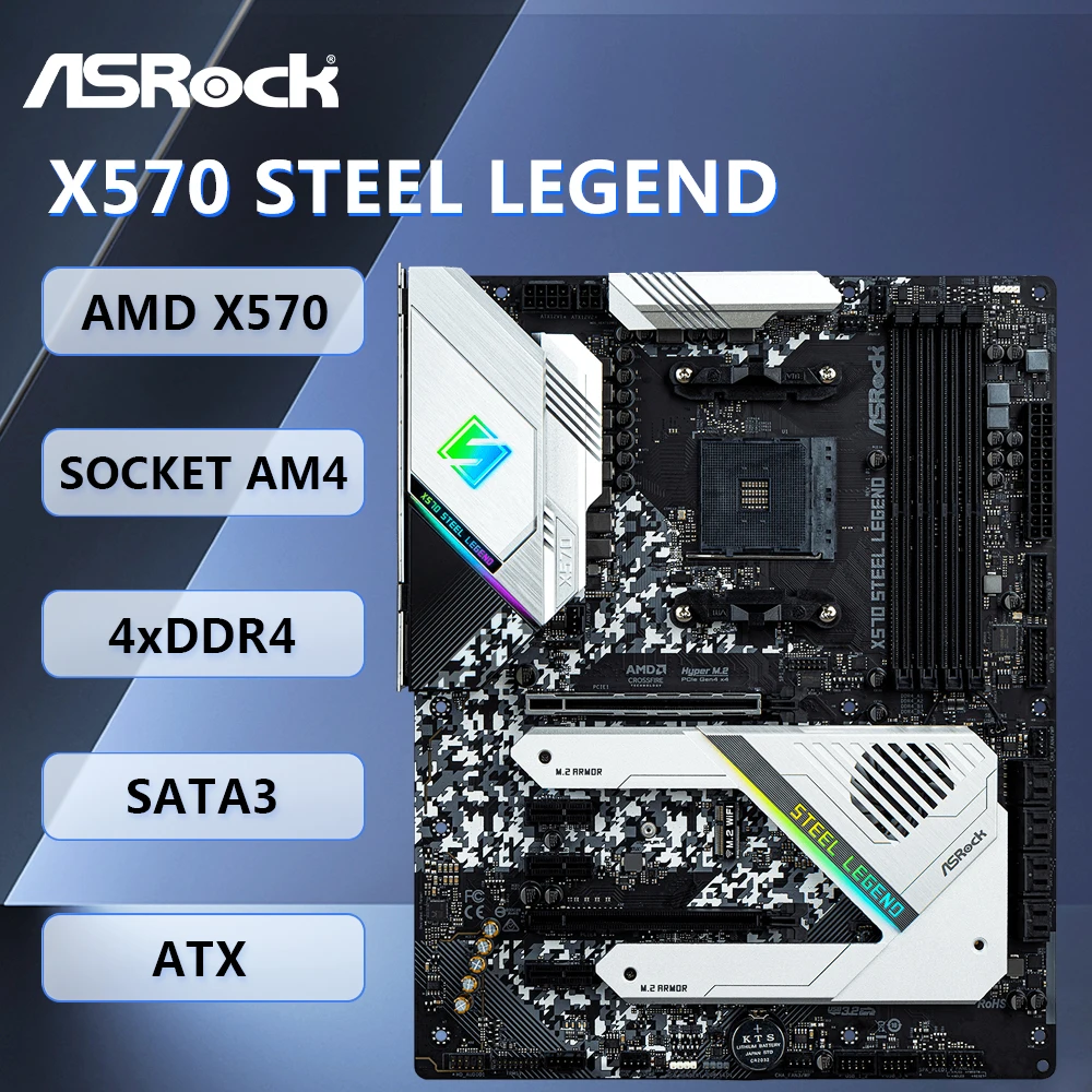 Asrock X570 Steel L… - image