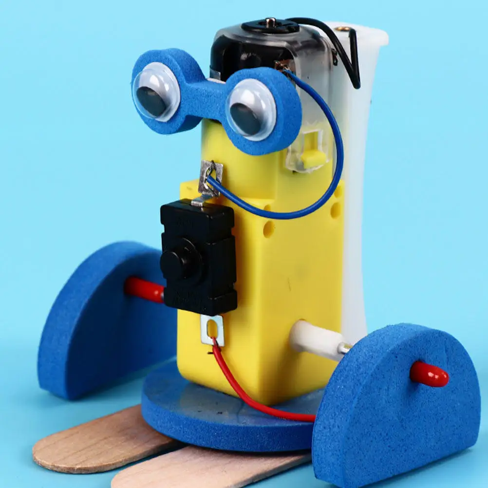 

1 Set Crawling Robot Material For Kids Diy Assembly Science Technology Educational Activity Kit Building Blocks