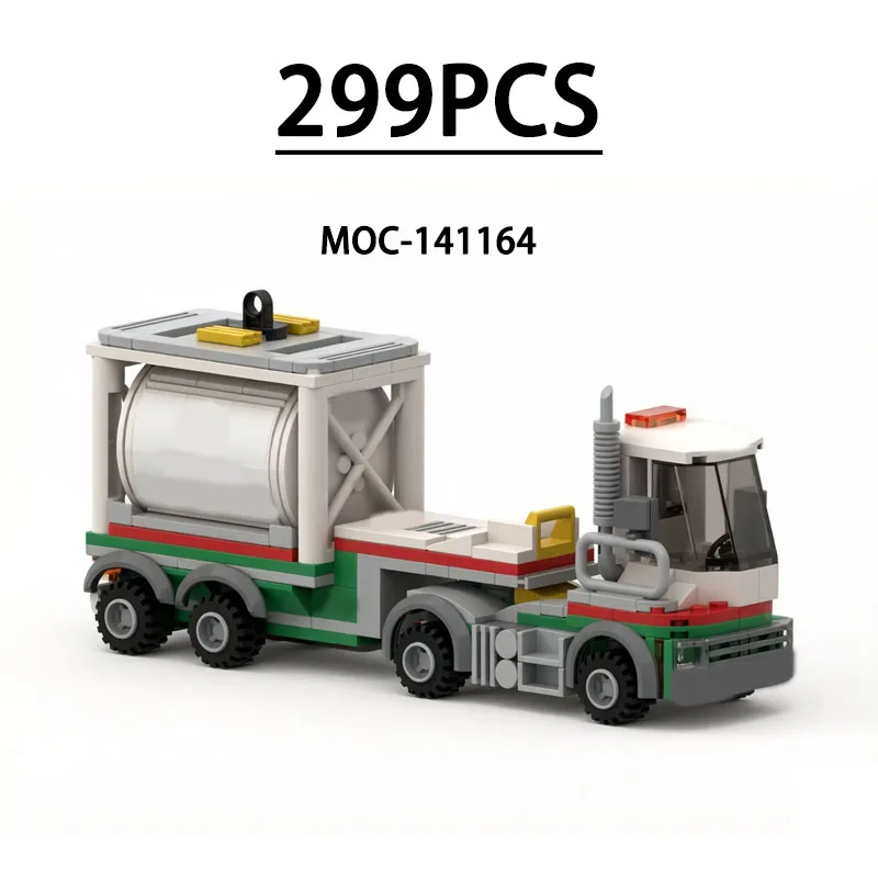 moc-141164-ビルディングブロック-ターミナルトラクター組立モデル-299-ピース-誕生日プレゼント-クリスマス-新年-おもちゃ-ギフト