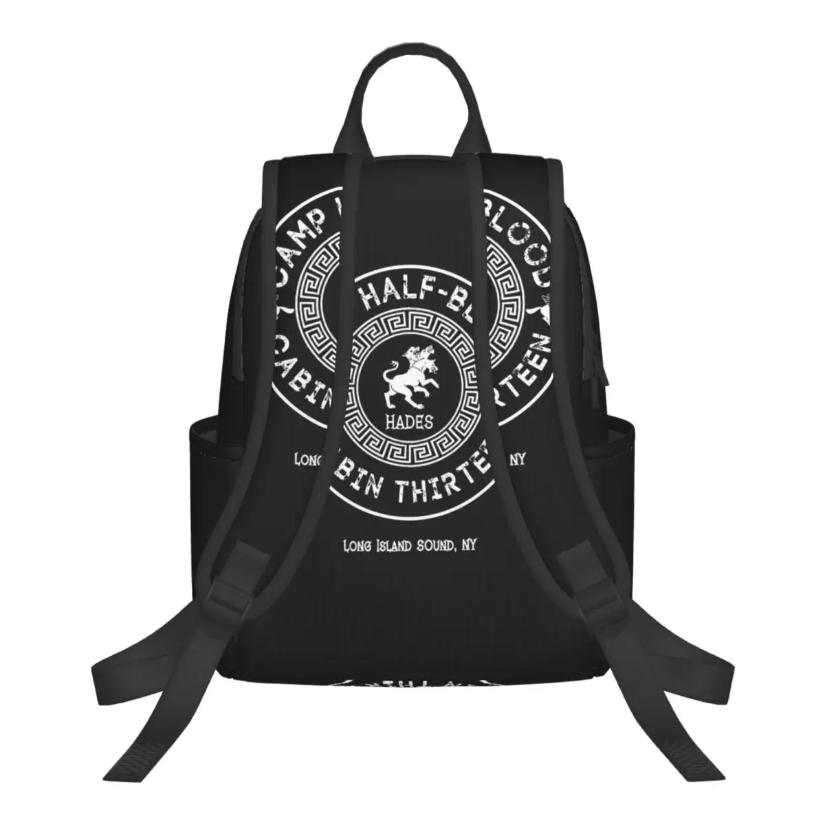Cabin Thirteen Hades Percy Jackson Camp Half-Blood Student Backpack School Bag Hiking Travel Daypack for Boys Girls