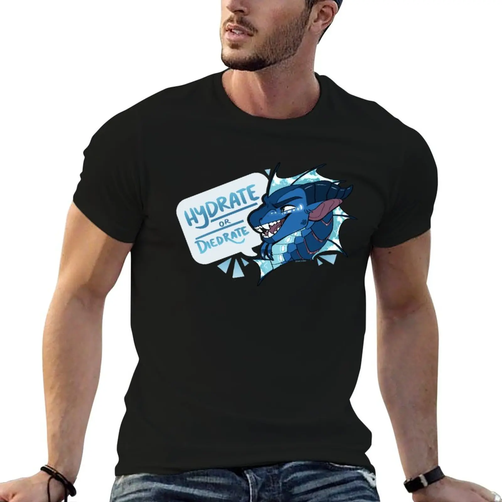 Hydrate or Diedrate! Tsunami WOF Wings of Fire T-Shirt customizeds valentines clothes oversizeds mens clothes