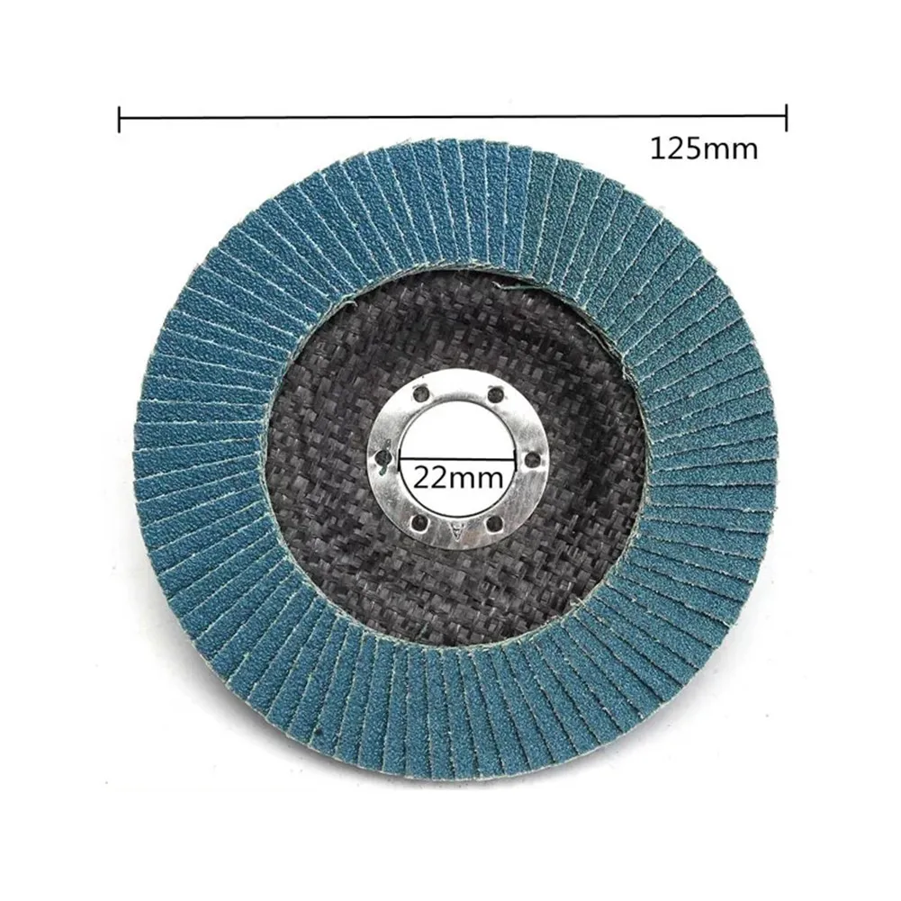 Brand New Flap Sanding Discs Wheels 1pcs Angle Grinder Polishing 40/ 60/80/120 Grit 5\